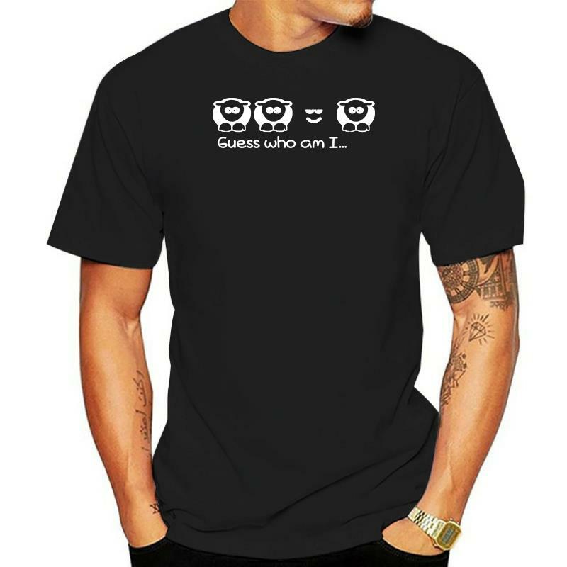 Популярная семейная футболка с изображением черной Овцы sbz6430