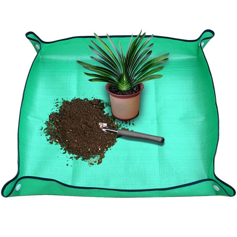 Tapis de plantation PE 65CM, tapis de jardinage réutilisable, tapis de plantation imperméable pour plantes, tampons pour Pots de fleurs