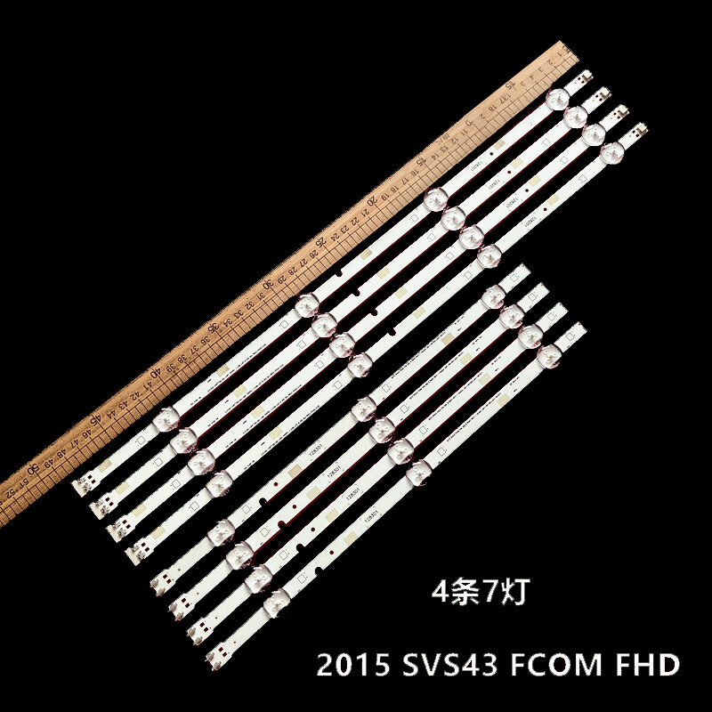 سانكينغ LED شريط إضاءة خلفي ل 43 "التلفزيون 2015 SVS43 FCOM FHD ظبية B UA43J51SW UN43J5000 43j5200 43j5200ag Un43j5200 N43J5300af