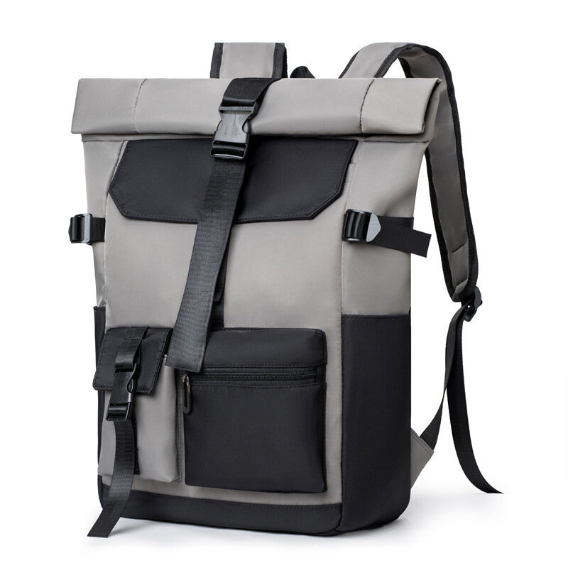 Большой мужской рюкзак, модная мужская школьная сумка, дорожные рюкзаки, повседневный мужской рюкзак из ткани Оксфорд для ноутбука, спортив...