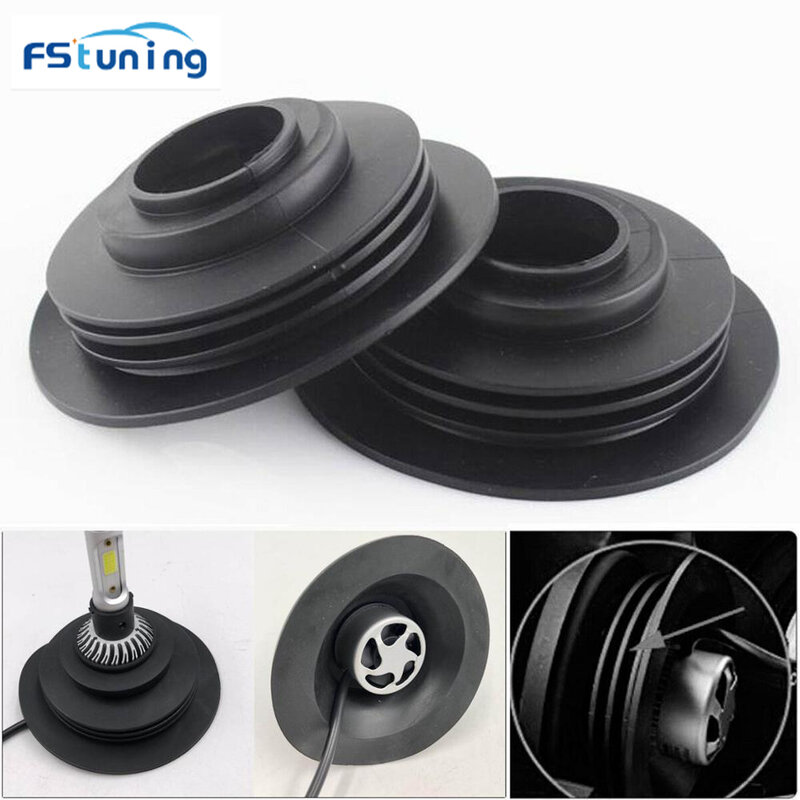 LED Headlight Rubber Dust Cover Car Motorcycle Headlamp Bulb Waterproof Sealing Cap  for H1 H3 H4 H7 H8 H9 H11 H7 LED Headlight
