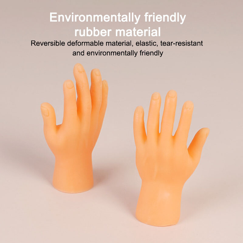 Мультяшный Забавный набор пальцев рук и ножек для пальцев, креативные игрушки для пальцев вокруг маленькой руки, модель, подарок на Хэллоуи...