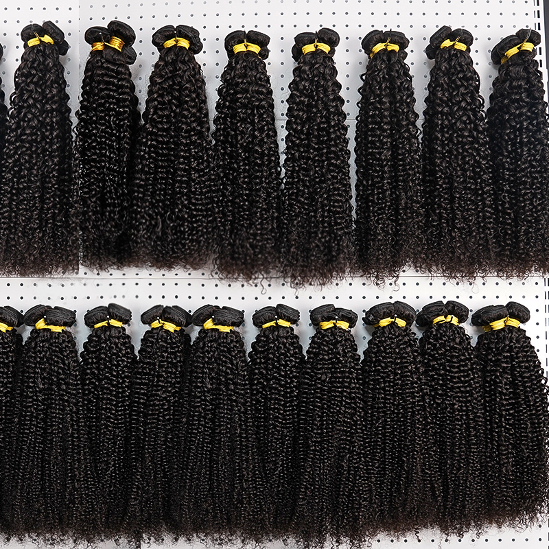 Mechones de pelo rizado indio, cabello humano ondulado de 30 y 36 pulgadas, rizado Jerry, Remy, Afro, 3 y 4 paquetes de ofertas al por mayor