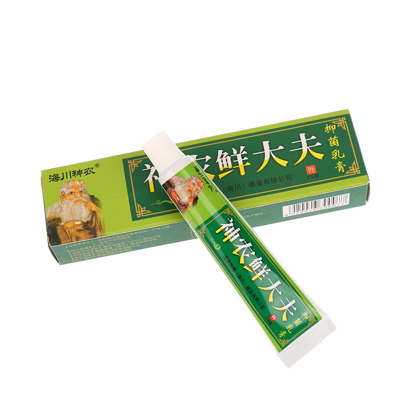 15 جرام الطب الصيني الطبيعي العشبية المضادة للبكتيريا كريم الصدفية الأكزيما مرهم العلاج عالية الجودة العشبية كريم