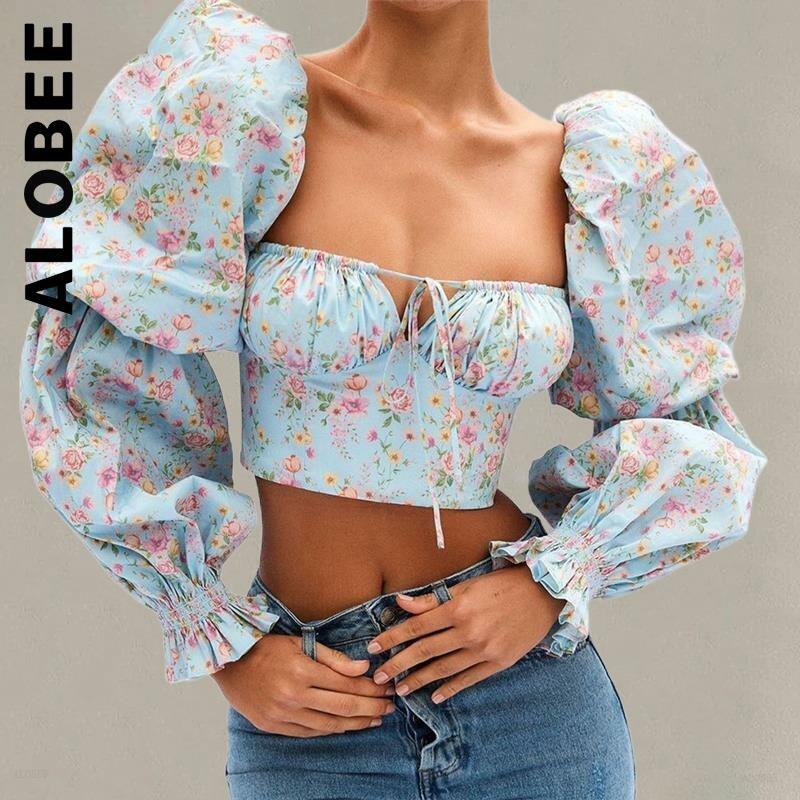Alobee Women Autumn Blouse Lady Womens Soft Tops Women Office Harajuku Woman Blouses Slim Woman Top Loose Party Ladies Shirts 