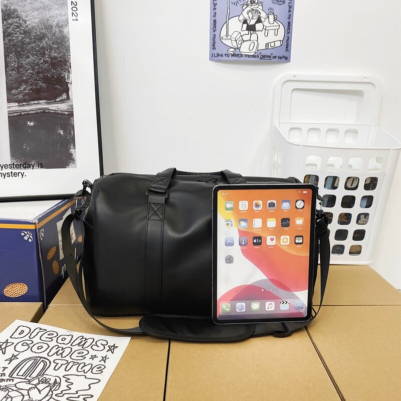 Yilia – sac de voyage en cuir souple, sac à main de grande capacité, sac à dos étanche pour voyage d'affaires