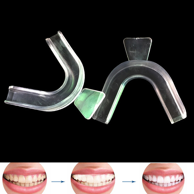 เทอร์โมพลาสติก Whitening ถาดทันตกรรมฟันขาวฟันปากถาดฟัน Whitener โปร่งใส Protector Oral Care ยาสีฟันสูตรเกลือผสมฟล...