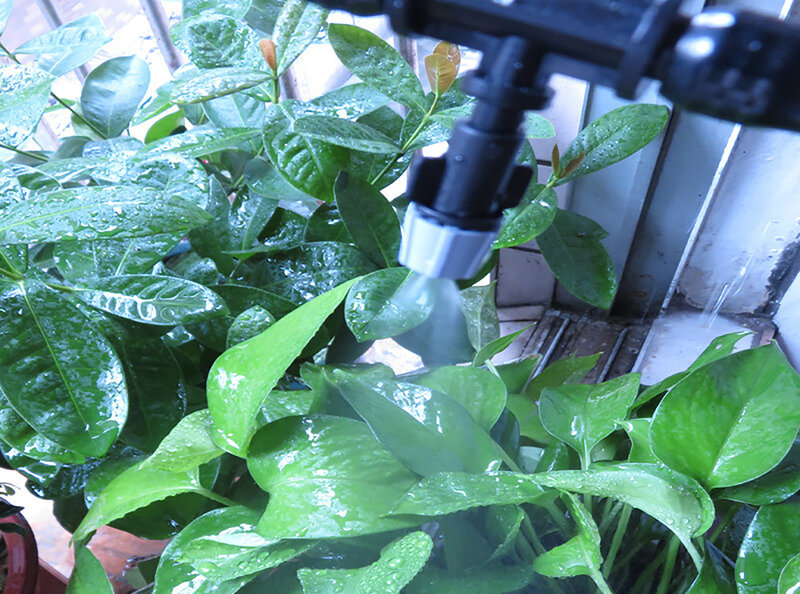 Bocais para irrigação, sistema portátil, rega automática por mistura, 10m, cabeça de spray de mangueira de jardim com 4/7mm, conexão com o conector