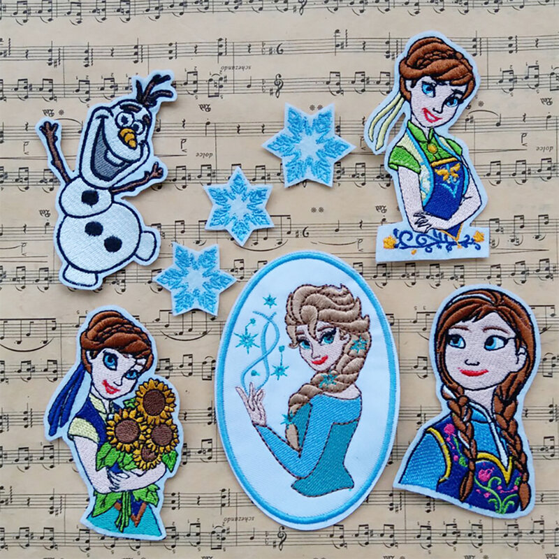 Нашивка с изображением холодной принцессы Эльзы Олафа