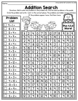 Addition and Subtraction Worksheets Mathematics learning materials for children kids Fun Coloring Exercise PDF Electronic File