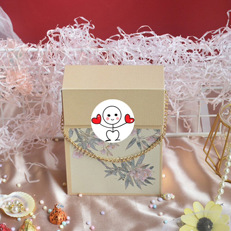 500 قطعة عيد الحب ملصقات Kawaii الحب تسميات ل الزفاف عطلة هدية الديكور المغلف ختم ملصقات سكرابوكينغ