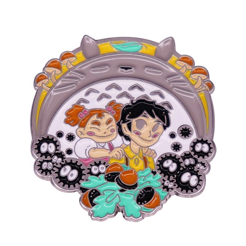 Lovely Sister Fashionable Creative Cartoon Brooch Lovely Enamel Badge Clothing Accessories
