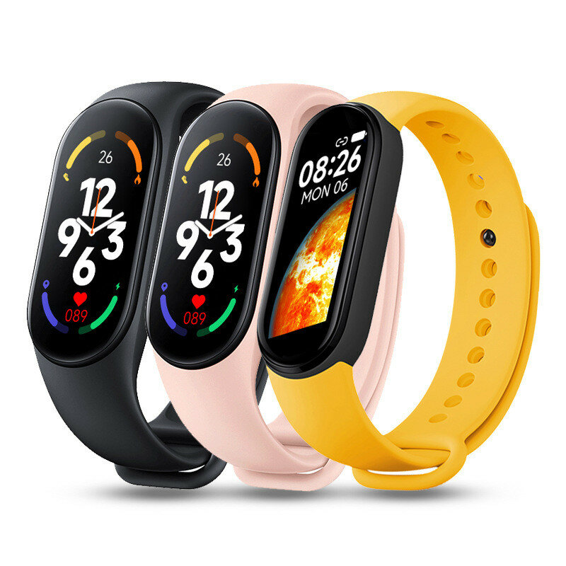 Nowy kolorowy ekran dotykowy M7 inteligentny zegarek kobiety Fitness Tracker dla IOS Xiaomi Smartwatch mężczyźni tętno krokomierz Reloj Inteligente