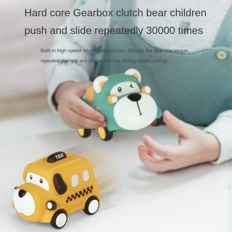Coche de juguete Montessori para bebé, regalo de cumpleaños para niño de 6 a 12 meses, coche extraíble para niño de 1 año