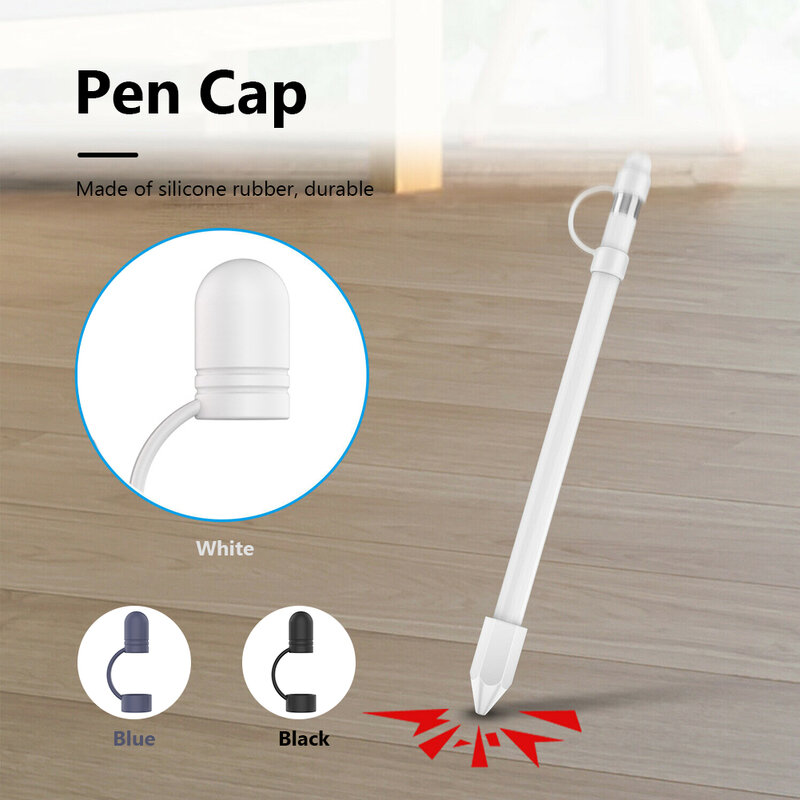 3 pezzi di ricambio per Pencil Cap accessori per astuccio antigraffio per Apple Pencil Pen Nib Tip stilo accessori