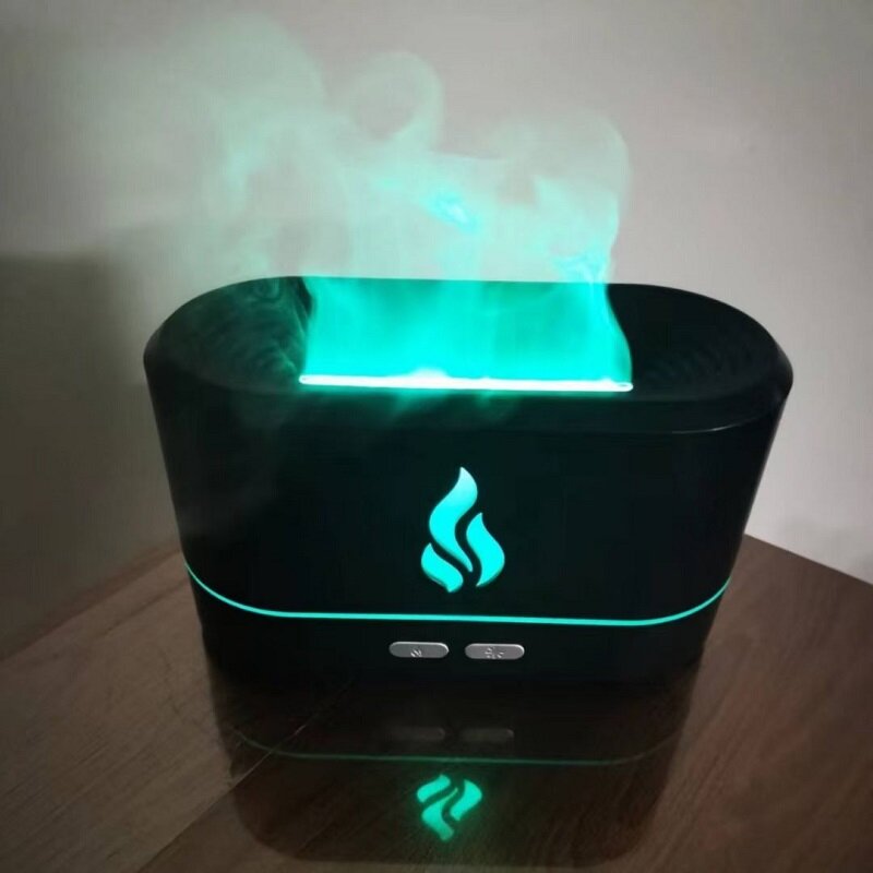 240ML USB dyfuzor zapachowy 7led kolor płomień ultradźwiękowy nawilżacz Home Office odświeżacz powietrza zapach snu Atomizer