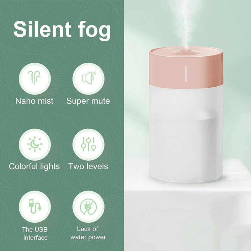 260ml Portable Intelligent Humidifier For Home Fragrance Oil USB Aroma Diffuser Mist Maker Quiet Diffuser Machine for Home Car