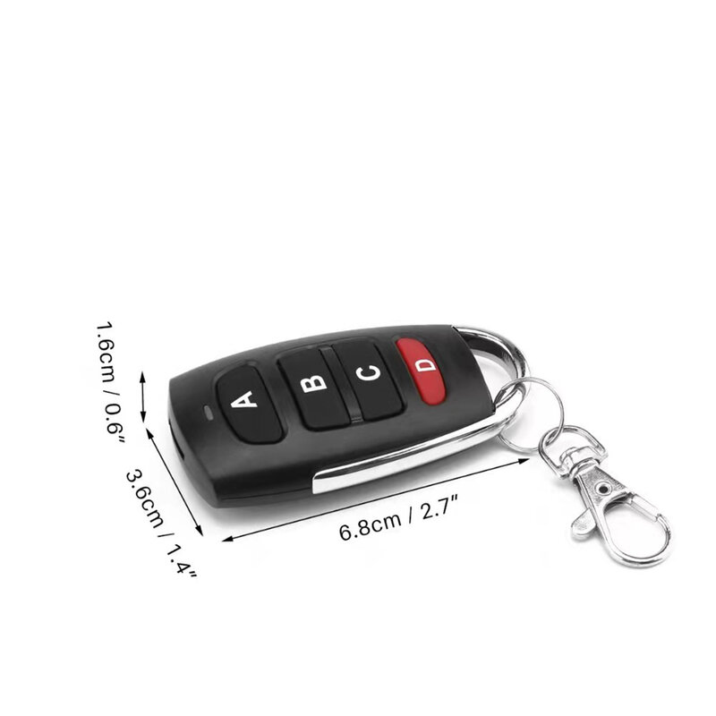 Teclado de Control remoto inalámbrico Universal, alertas de seguridad de larga distancia portátiles, sistema de llaves de puerta de garaje, accesorio tipo 1