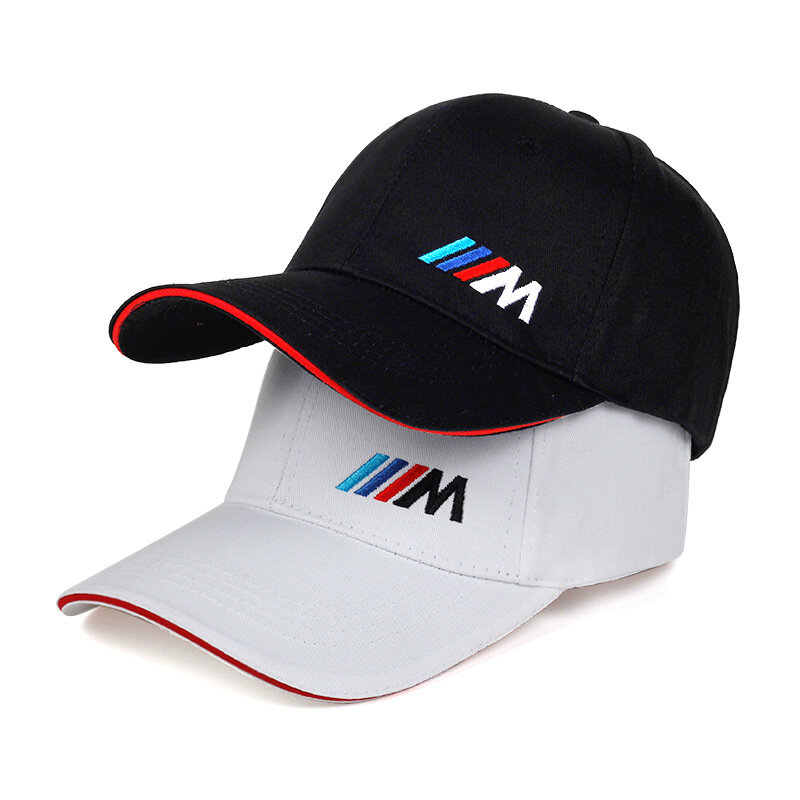 Topi Bisbol M Topi Snapback Kasual Bordir Logo Mobil Olahraga Topi Olahraga Motor Balap Pria Kualitas Tinggi Fashion Baru