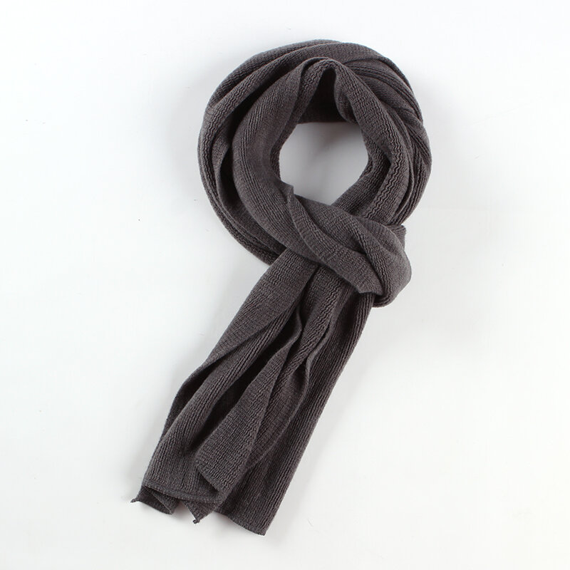 Модный мужской шарф 2022, вязаные однотонные кашемировые шарфы на шею, шали из пашмины, женский шарф, шерстяные шарфы, зимние теплые шарфы