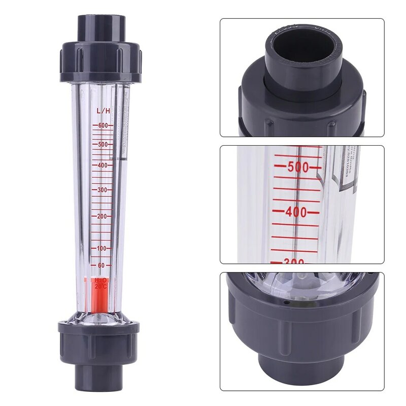 60-600l/h plástico tubo de água líquida rotameter LZS-15 medidor de fluxo medidor de fluxo, LZS-15 medidor de fluxo, medidor de fluxo rotameter, LZS-15