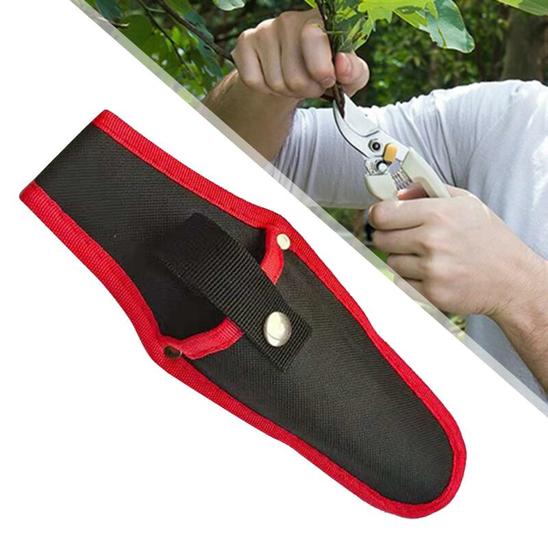 Funda de podadora compacta, alicates, soporte para colgar, bolsa para tijeras de podar, para electricista, jardinería, cuchillo de jardín