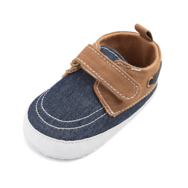 Весенне-осенние мужские повседневные Детские парусиновые туфли детская обувь для малышей Мягкая подошва От 0 до 1 года D921