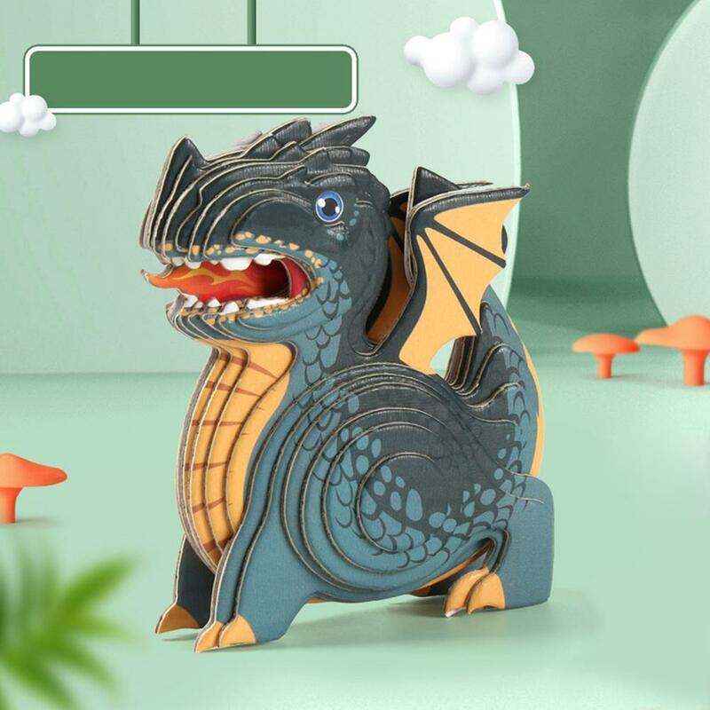 Dinosaure pour enfants, jouets éducatifs amusants, bricolage manuel, modèle tridimensionnel, jouet pour enfants