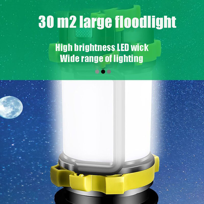 High Power Tragbare Licht Usb Lade Lampen Outdoor Camping Beleuchtung Laternen auf die Batterie Notfall Taschenlampe Zelt Wandern