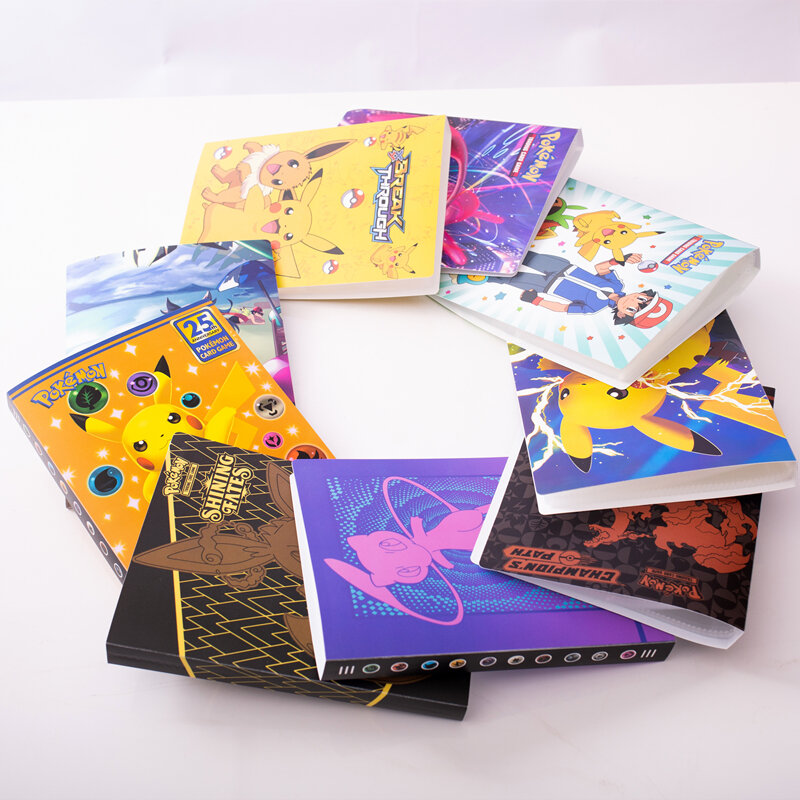 Cartas pokémon para álbum, livro de desenho animado takara tomy, anime para crianças, 240 peças