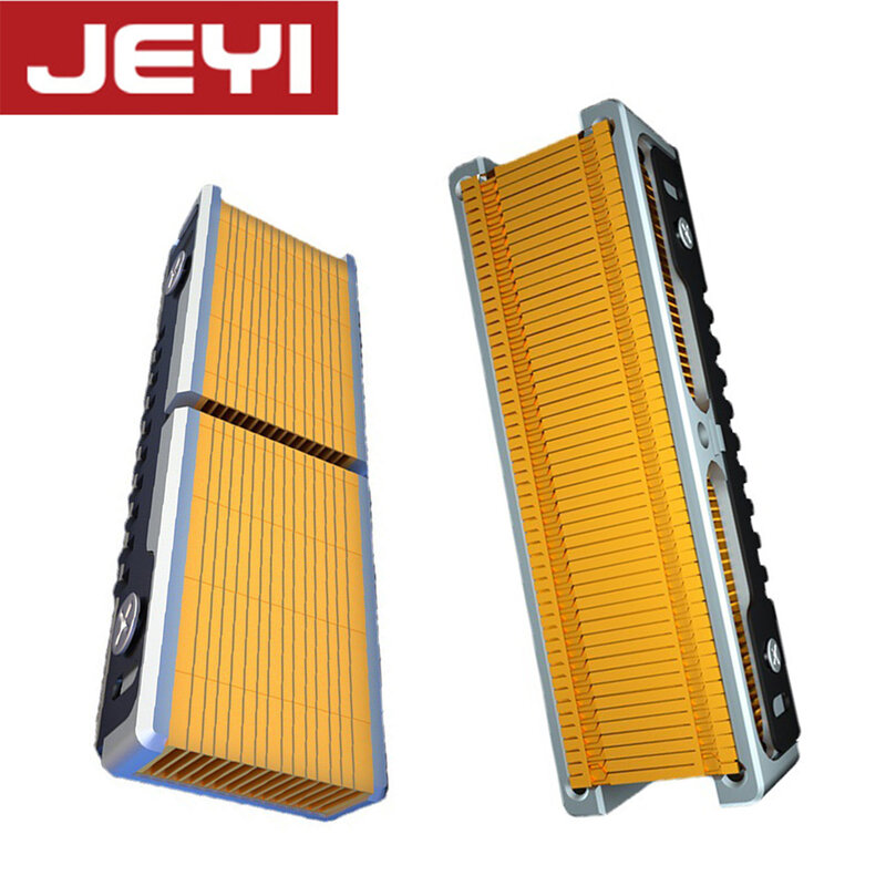 JEYI Q80/Q150 NVME NGFF M.2 SSD หม้อน้ำ Fin ระบายความร้อนฮีทซิงค์สำหรับ M2 2280ไดรฟ์ Solid State disk