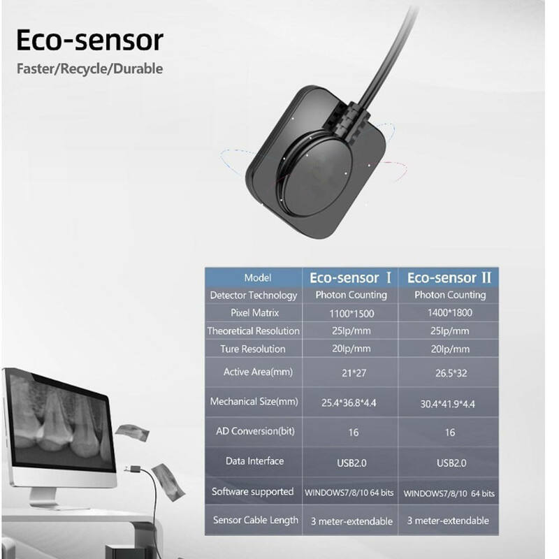 Neue Ankunft dental Intraorale USB Dental Digitale RVG X Ray Sensor Dental x ray Sensor mit Besten Preis Intra Oral xray Sensor