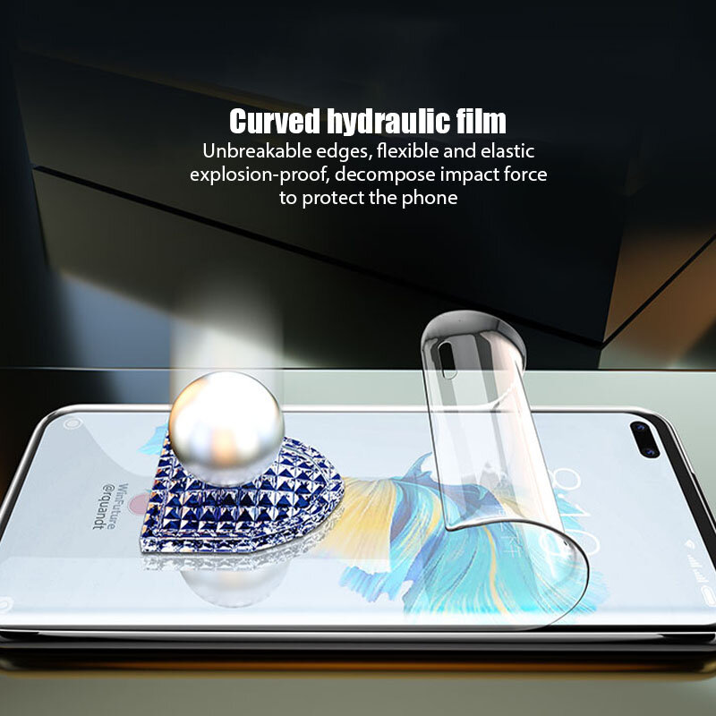 4 pièces Film Hydrogel pour Huawei P50 P40 P30 Lite Pro 5G protecteur d'écran pour Huawei Mate 40 30 20 Pro Lite Pro films