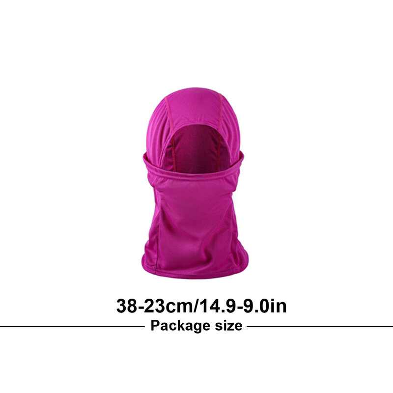 Balaclava UV Protection with Good Permeability Face Cover Sweat Absorption Motorcycle Accessory for Outdoor khaki