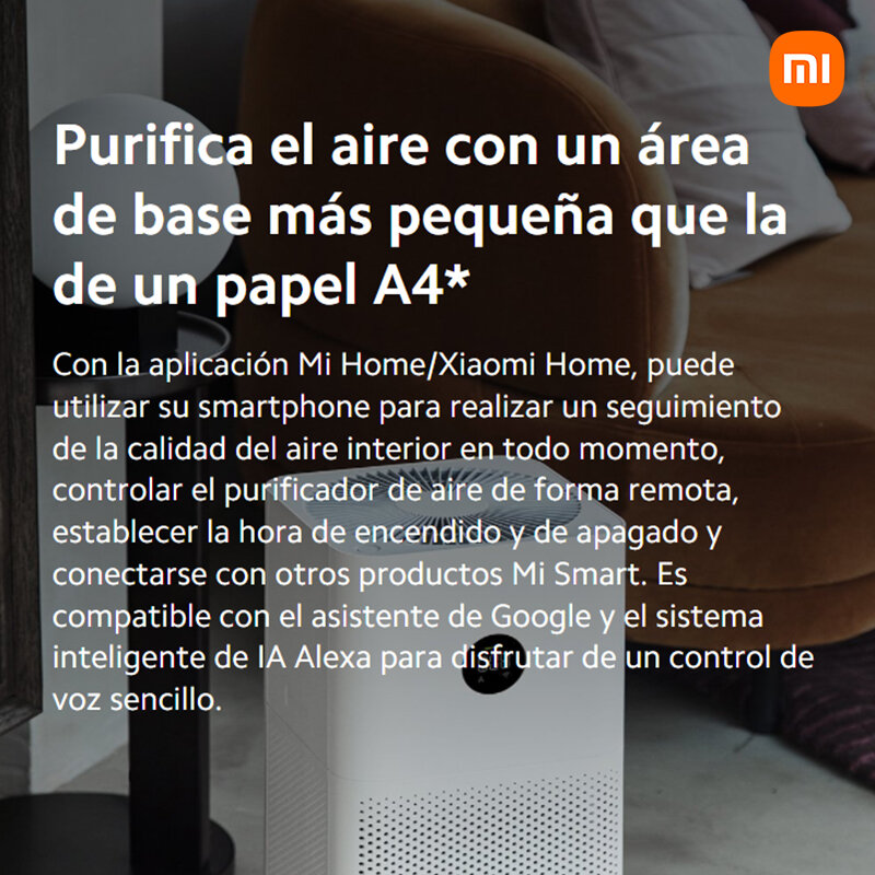 Официальный | Mi Air Purifier 3C EU, высокоэффективный фильтр, удаляет PM2.5, Mi Home/Xiaomi Home app