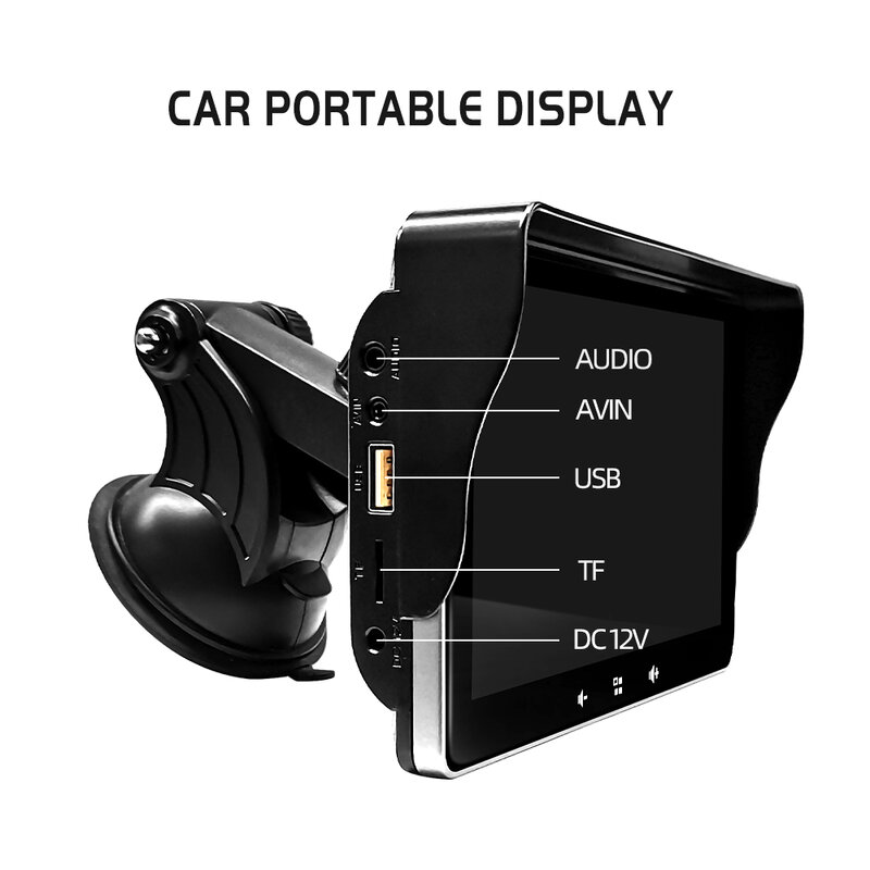 Autoradio universel sans fil avec écran tactile, lecteur de limitation, Apple Carplay, Android Auto, Bluetooth pour Toyota, 1Din, 2Din, 7 pouces