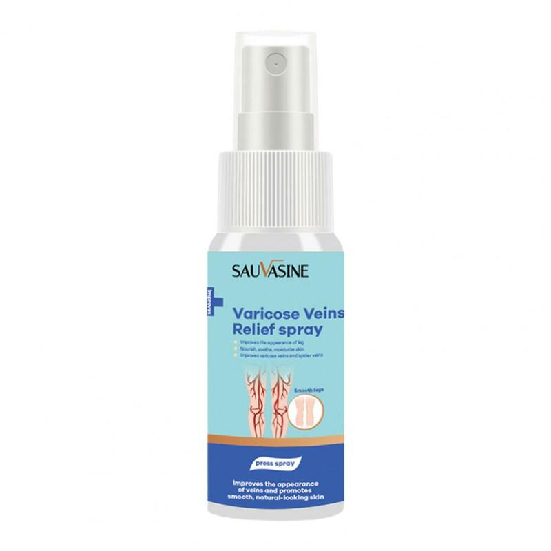 Non-Irritating 30ml Vintage Leg Swelling Care Spray Convenient Massage Varicose Spray Mini   for Unisex