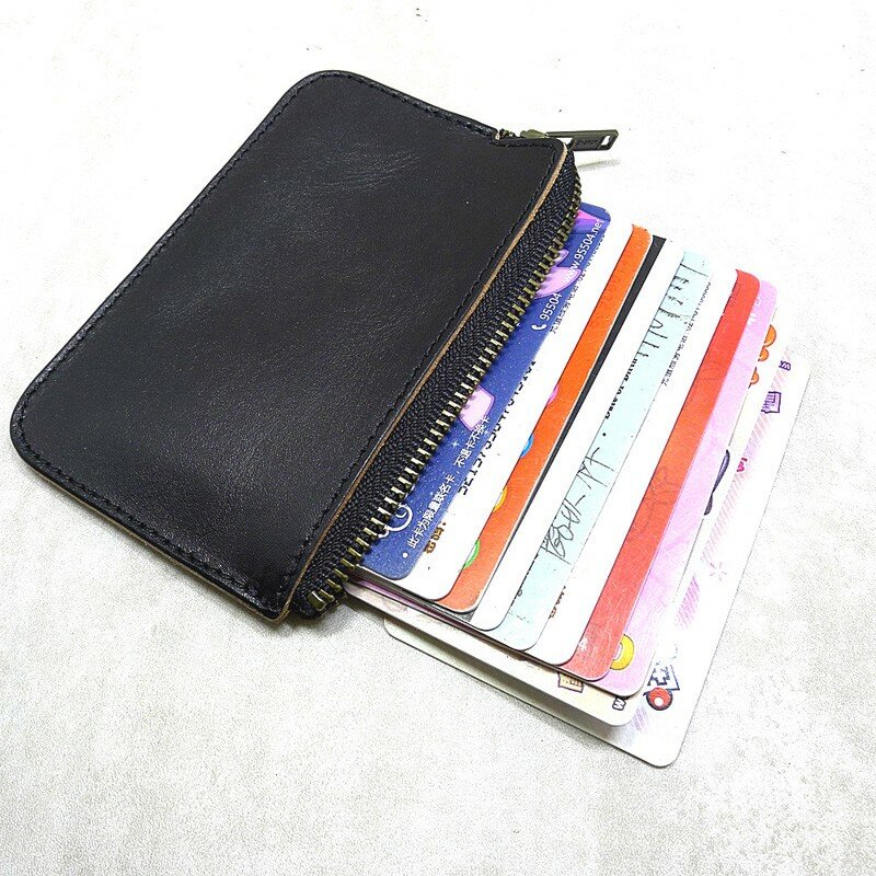 Mini sac de taille en cuir véritable pour hommes, pochette de ceinture Ultra mince, sac banane, petit porte-cartes d'identité, portefeuille pour hommes, LHD-K