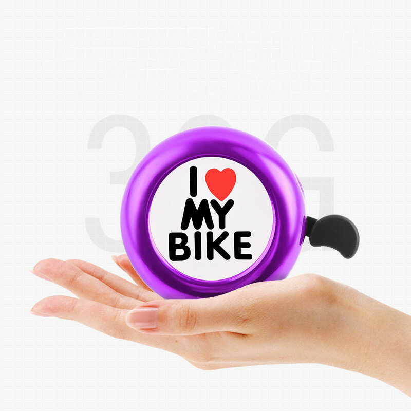 จักรยานเด็ก Bell อะลูมินัมอัลลอยมากขนาดเล็กดัง MTB Bike Bell Horn Skuter Listrik ความปลอดภัยคำเตือนแหวนปลุกจักรยา...