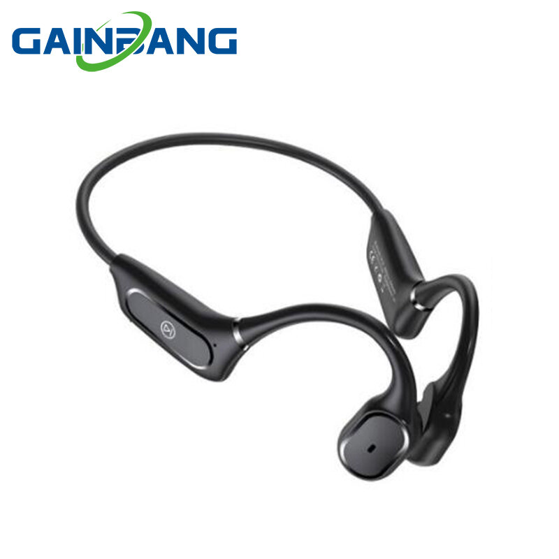 H11 Earphone Konduksi Tulang Headphone Bluetooth Nirkabel Stereo Earbud Suara Surround Headset Tahan Air Olahraga dengan Mikrofon