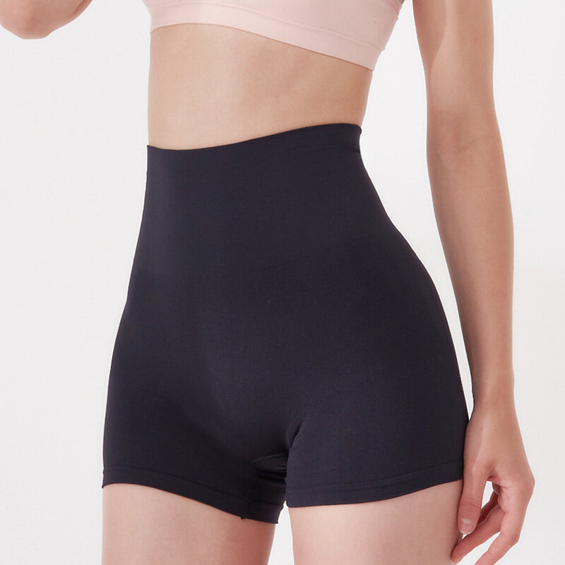2022 New Women Postpartum High Waist Tummy Pants Women's Corsets Seamless Body Shaper Panties Safety Shorts Lace Boyshorts