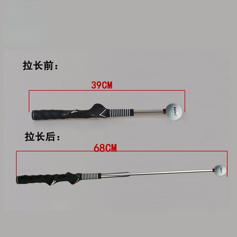 Golf Swing Stick Telescopic Impact Bars Vocal Golf Swing Trainer Training Practice Warm Up Stick Indoor Outdoor Drop Shipping