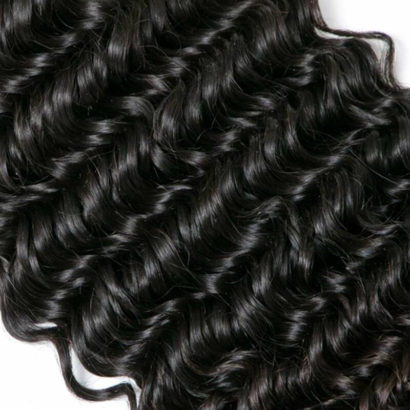 100% Virgin Human Hair Weaving  Deep Wave Bundles 1/3/4 Bundles Curly Wave Natural Hair Extension 30 Inch