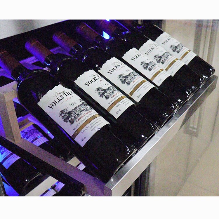 Refrigerador de vinho jiufu, 24 Polegada zona única com refrigerador de vinho de controle de temperatura de memória