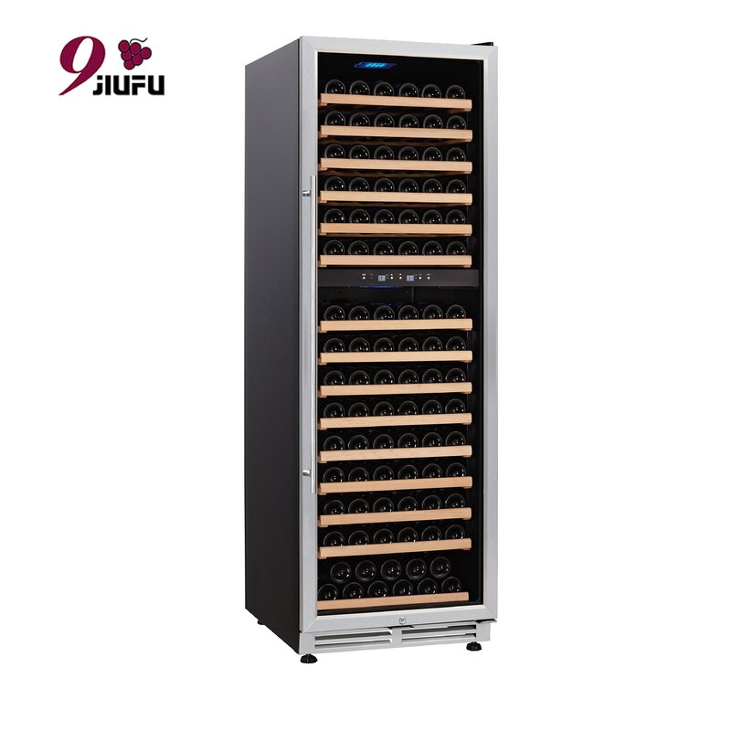 Freestanding Electric Compressor wine cooler large volume capacity wine refrigerator