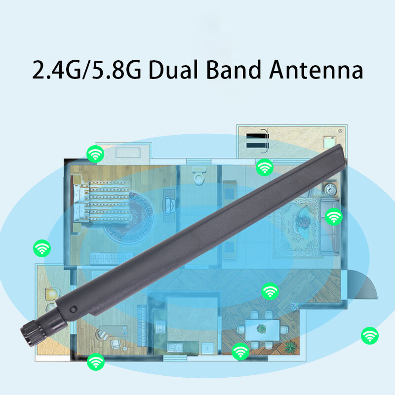ASUS-antena Original para enrutador inalámbrico de doble banda, accesorio para GT-AC5300, RT-AC88U, RT-AC68U, 2,4G, 5,8G, frecuencia Dual