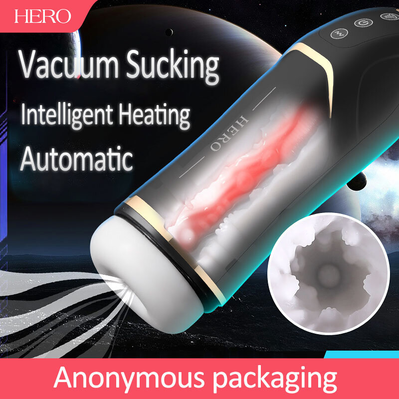 AutomaticToys for Adults 18 Male Vacuum Sucking Masturbator Man Sex Toy Intelligent Heating Vibrator Masturb With Voice Pussy