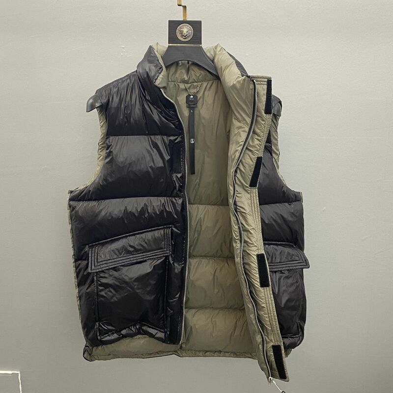 High-end Men's 90 Percent Gray Duck Down Vest High-quality Winter Warm Vests
