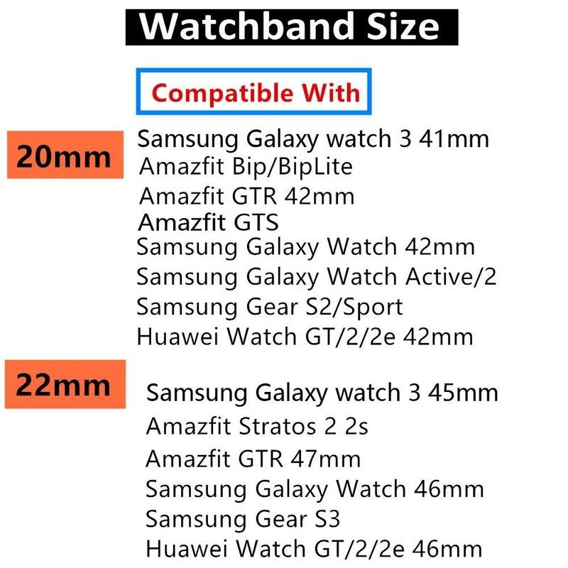 Correa delgada para Samsung galaxy Watch 4 Classic, correa de silicona inteligente de 20mm, 22mm, 40/44mm, 2/46mm, 41mm/45mm, 42/46mm