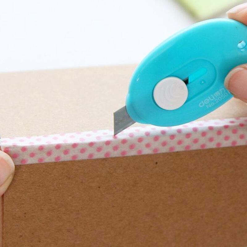 1pc Cute Letter Opener Color Mini Portable Utility Knife Paper Blade Cutting Office Paper Stationery P4z7